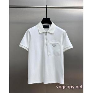 半袖POLOTシャツ風合いが魅力 ファッションモード系  独特なブランド 通販 激安プラダ