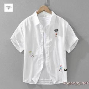 PRADA売切必至 話題の商品 大人の魅力ブランド コピー s 級半袖シャツ