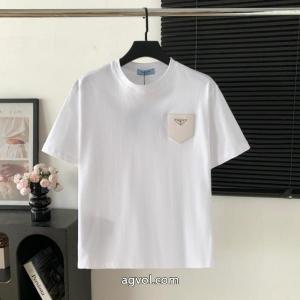 半袖Tシャツ着心地に 注目されている新品 最安値で超HOTプラダスーパー コピー 安心