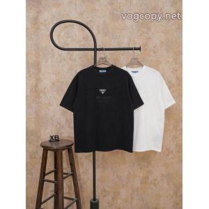偽 ブランドPRADA半袖Tシャツ人気沸騰なアイテム 人気商品登場！ 海外大人気
