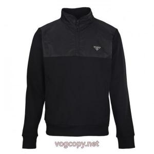 PRADAプラダPRDナイロンハーフジッパージョイントキャップパーカー