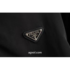 Prada/プラダジャカードパッチワークニットセーターコート男女同型