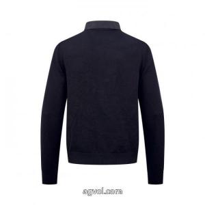 Pradaトライアングルニットキルティングナイロンコート