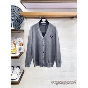 PRADAプラダ2026秋冬メンズカーディガンコート