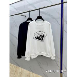 プラダプラダprada2026秋冬ファッションカジュアル長袖Tシャツパーカー