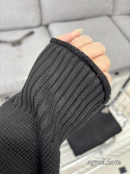 prada大判ニットセーターファスナーカーディガンコート 5 