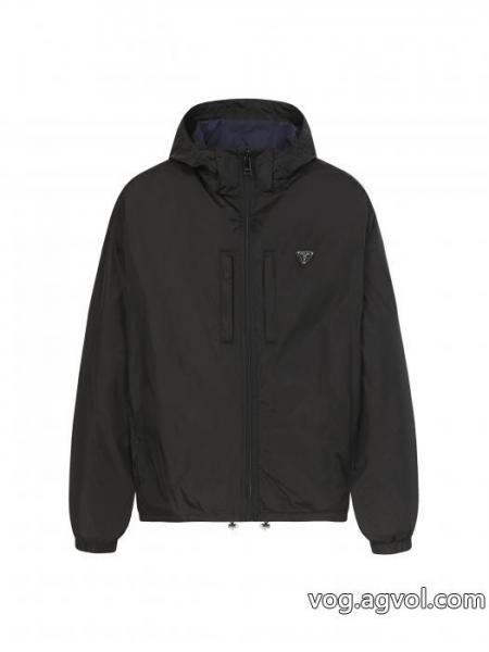 Prada25SSリバーシブルマルチカラーナイロンロゴジャケット 0 
