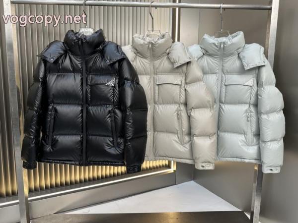 PRADAスーパー コピー ブランド 専門店マストアイテム新入荷 最終数量限り! 機能的なアイテムダウンジャケット 3