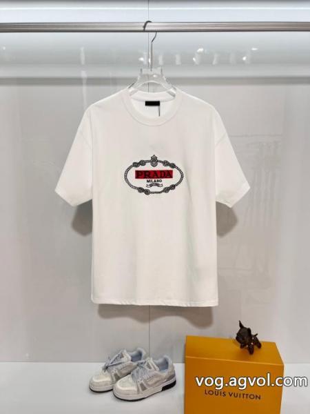 HOT得価 新色登場 軽やかな素材感Tシャツプラダコピー ブランド 販売 0 