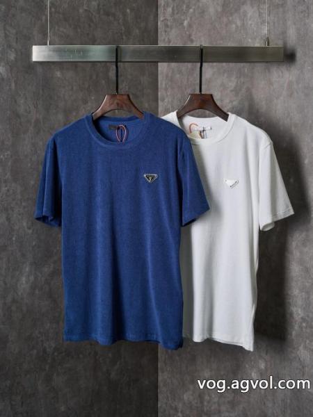 限定☆セール 雑誌掲載 国内発 2026SSの人気トレンドファッション半袖Tシャツブランド 偽物プラダ 0 