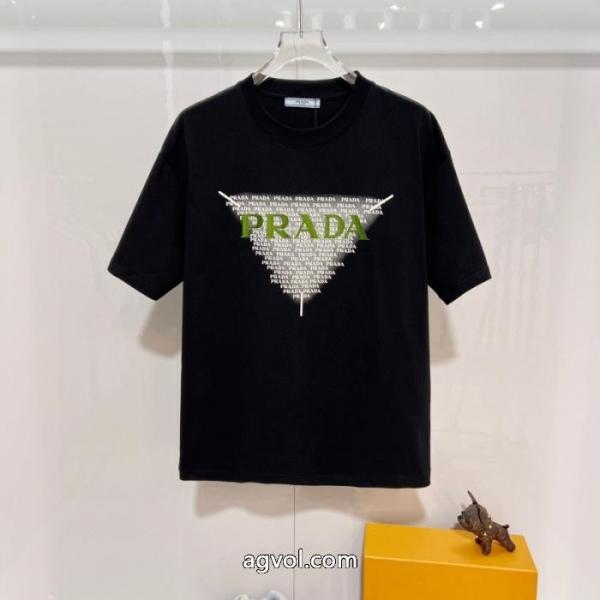 最前線2026 大人気 完売前に 最終セールPRADAブランド 品 激安 通販半袖Tシャツ 1