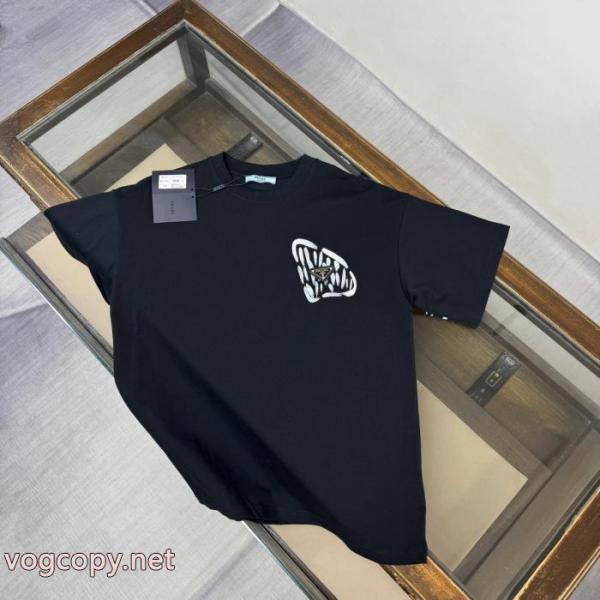最適なサイズ 大好評シリーズ 上質 偽 ブランド 通販プラダ半袖Tシャツ 5