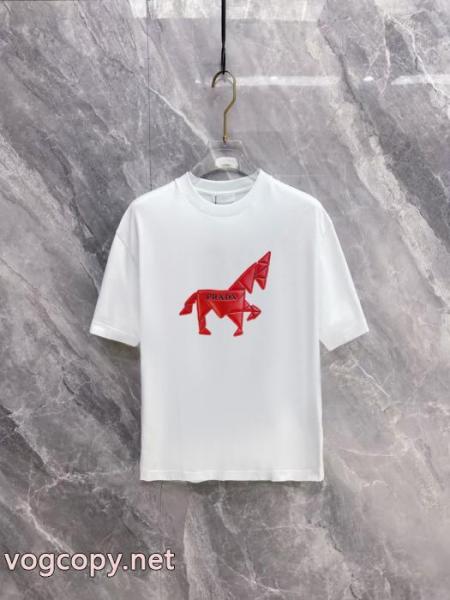 PRADA半袖Tシャツ新作多色 新作入荷本物保証 激安上品ブランド コピー 安心 2