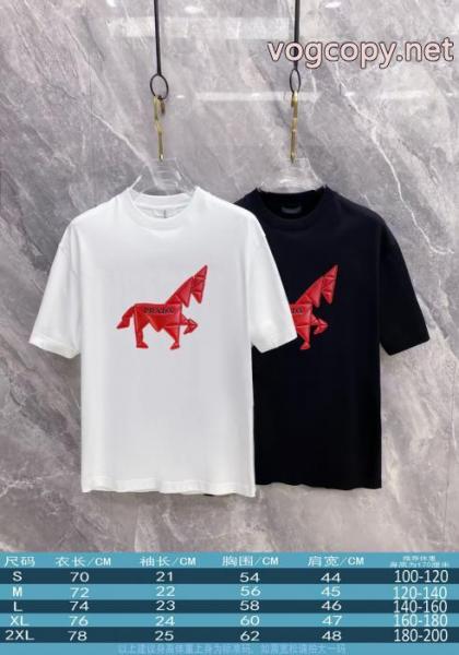 PRADA半袖Tシャツ新作多色 新作入荷本物保証 激安上品ブランド コピー 安心 4
