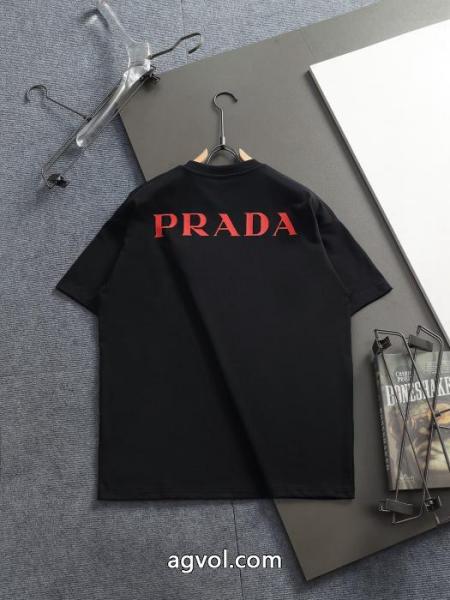 高評価アイテム 海外限定! 激安通販偽 ブランド PRADA半袖Tシャツ 5