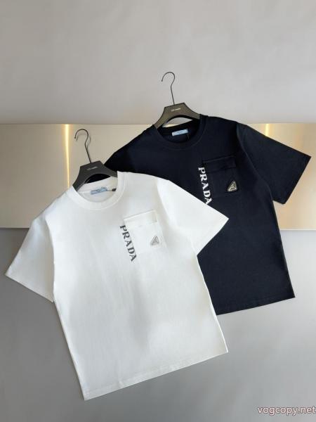 コピー 商品 販売PRADA半袖Tシャツ今年風 売切続出 今季トレンド 0
