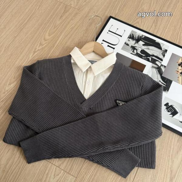セーターPRADA新色入荷 夏に爆発的な人気 人気急上昇中偽物 ブランド 5