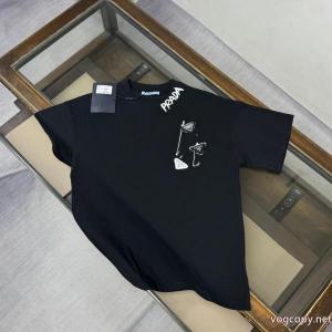 大幅値下げ 新作入荷格安 人気確定 コピー ブランド 通販 安心半袖TシャツPRADA