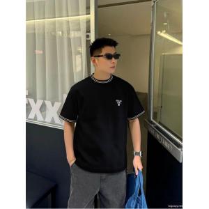 偽 ブランド 販売PRADA2026流行り 定番 ファッション 大好評シリーズ半袖Tシャツ
