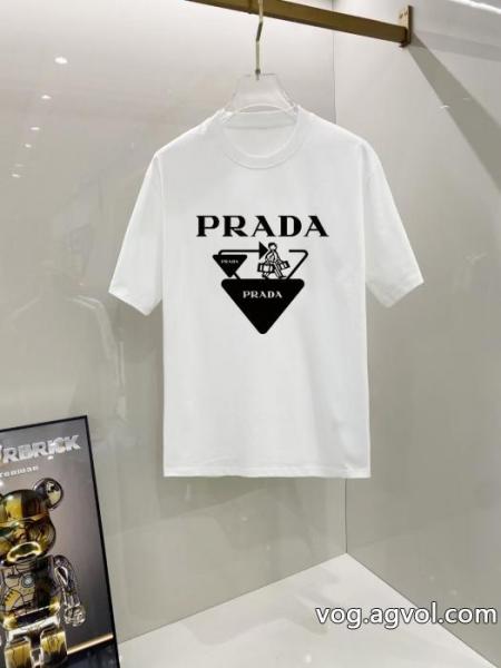 半袖Tシャツスーパー コピー 販売存在感が高い 新季度 着痩せ効果PRADA 0