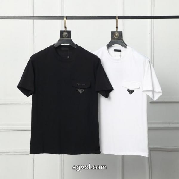 高級ブランド超安特価 HOT最新作 人気が爆発 半袖TシャツPRADA偽 ブランド 通販 3