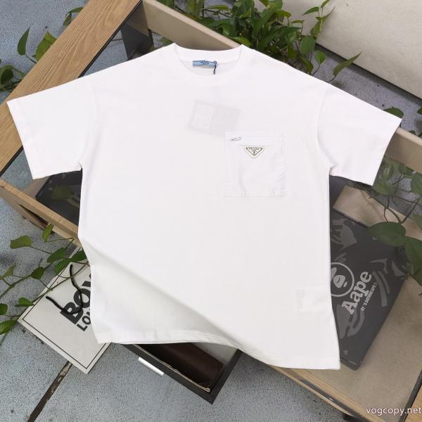 PRADA相性の良い 新作在庫希少 今季重宝するブランド スーパー コピー 店舗半袖Tシャツ 0 