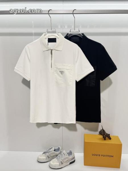 PRADAハイクォリティ 2026到着済 個性的なデザイン半袖poloTシャツ通販 ブランド 5