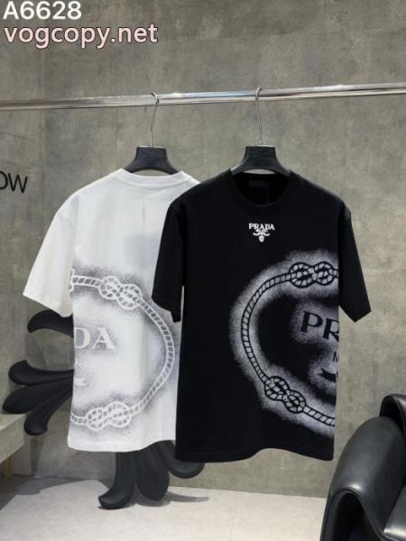  2026ブランドコピーPRADA今年人気定番新作 期待値も高いアイテム 今季流行り半袖Tシャツ 5 