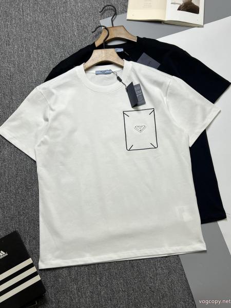 ブランド フェイク半袖TシャツPRADA確保済安い 新作入荷 男女兼用 0