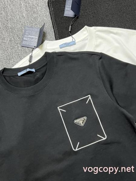 ムダな装飾を排したデザイン 存在感◎ 着心地が良いコピー 商品 ブランド半袖短袖プラダ. 5