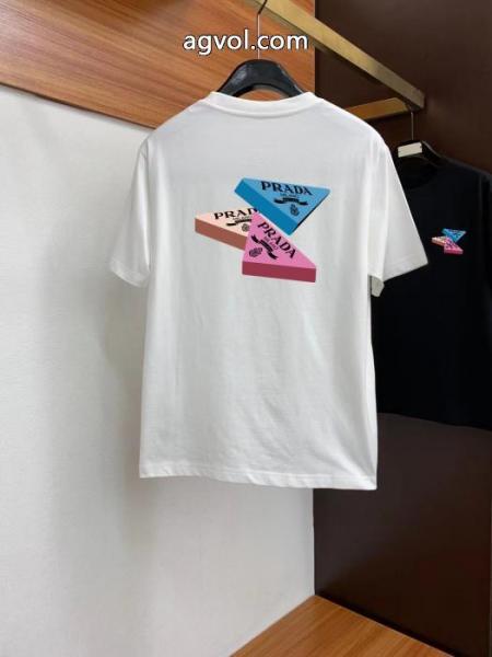 通販 ブランド半袖Tシャツ最新作正規品 雑誌登載商品 最高にCOOL2026新作プラダ 4
