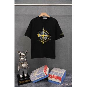 セレブ風  永遠の定番 高級感演出半袖Tシャツブランド 通販 激安STONE ISLAND