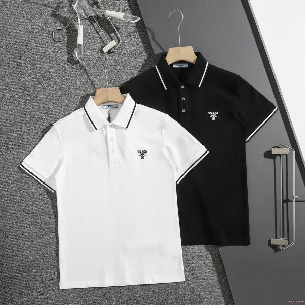 半袖poloTシャツコピー ブランドPRADA都会的感 特価高品質 コスパ最高のプライス 0
