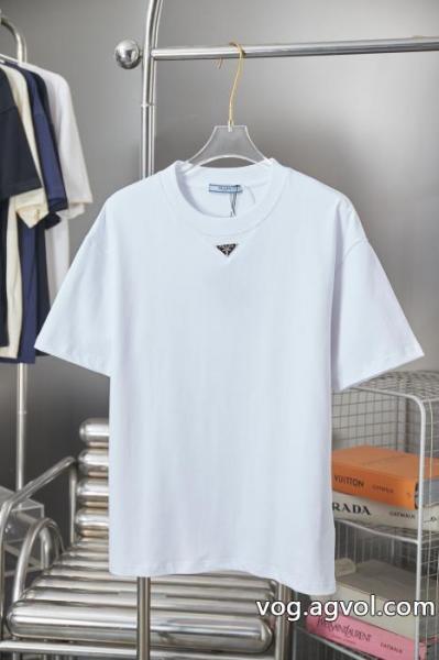 VIP価格 海外限定アイテム 数量限定特価ブランド 品 コピープラダ半袖Tシャツ 0