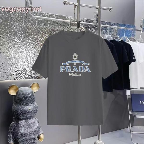 PRADA偽物 ブランド半袖Tシャツ夏季新作品 今年も人気! 清潔感の高い新品 6