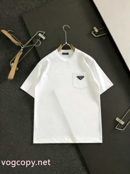 ブランド コピー ショップ大人の魅力 お得安い 最新で完売確実半袖TシャツPRADA 2