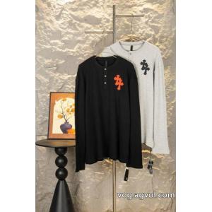 2026超人気の最新作 好印象を与える 全国無料大人気偽物 ブランド ショップ長袖TシャツCHROME HEARTS