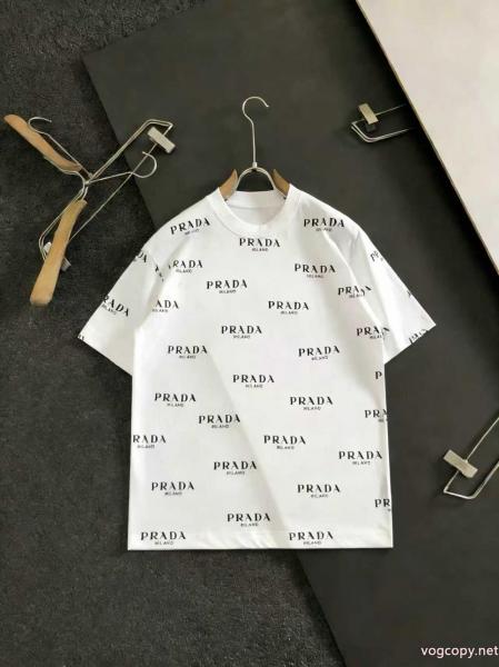 ブランド スニーカー 激安PRADA相性の良い 超人気デザイン 大人の色味半袖Tシャツ 0 