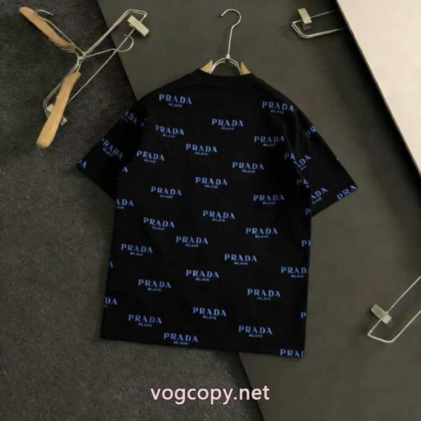 ブランド スニーカー 激安PRADA相性の良い 超人気デザイン 大人の色味半袖Tシャツ 5 