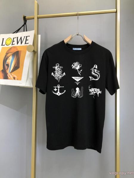 半袖Tシャツブランド アクセサリー 激安PRADA永遠の定番 数量限定 追跡有り配送 0 