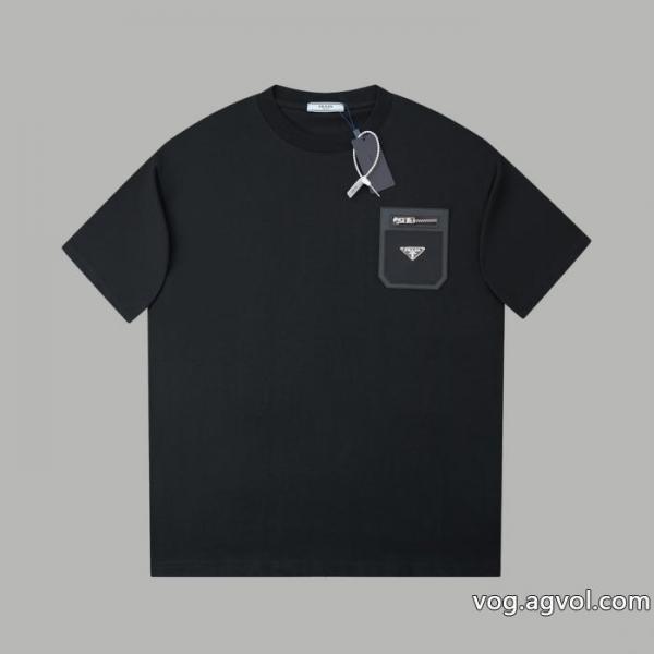 PRADA人気商品登場 TOPセラー賞 正規品保証半袖Tシャツブランド フェイク 0 