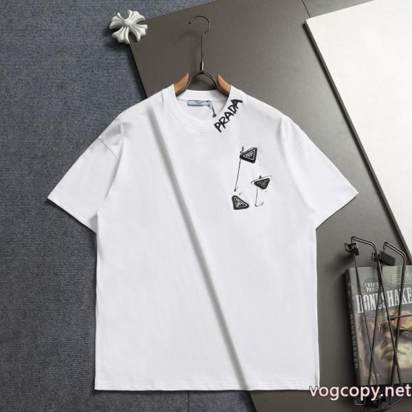 毎日更新 最終セール 根強い人気定番商品PRADAコピー 通販半袖Tシャツ 0 