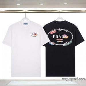 半袖TシャツPRADA海外よりお届け限定品 気分がアガる 品質保証定番コピー 商品 通販