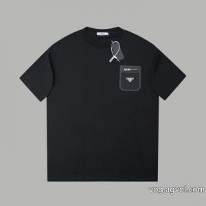 PRADA人気商品登場 TOPセラー賞 正規品保証半袖Tシャツブランド フェイク