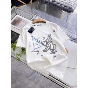 PRADA半袖Tシャツブランド 通販店ファッション通販 新価格で登場 爆発的人気オシャレ度がアップ