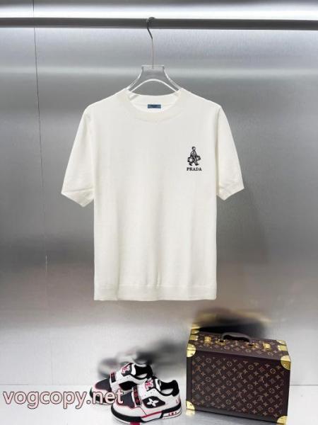 大好評アイテム 映え度MAX 超目玉新作PRADA半袖Tシャツブランドコピー 2