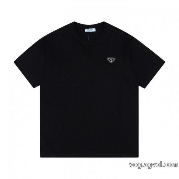 即対応 価格帯が魅力的 存在感のある半袖Tシャツコピー 品 販売PRADA 0 