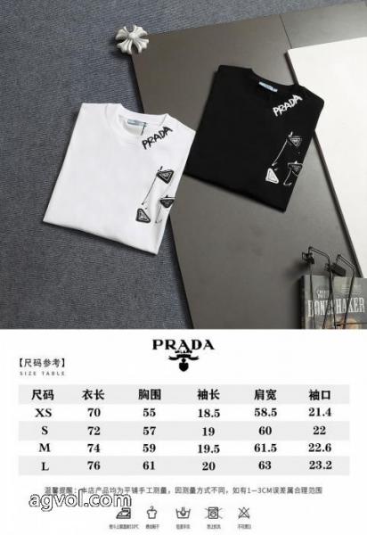 半袖Tシャツ偽物 通販 サイトPRADA夏季新作品 気軽に着れる 格好良いアイテム 5 