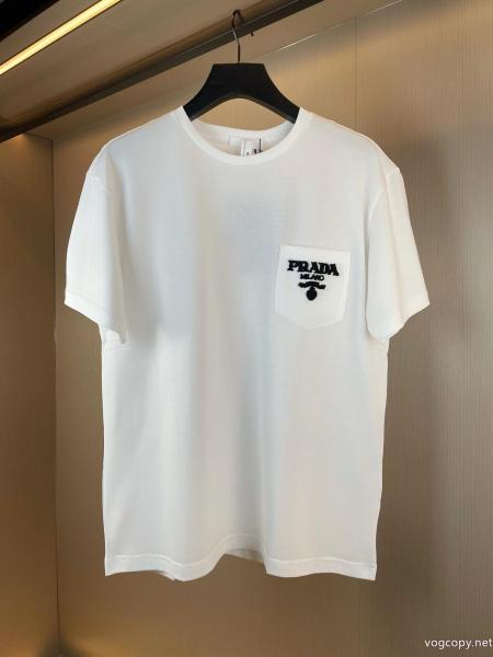 上品でファッション 注目新ブランド 品質保証得価半袖Tシャツ激安 通販 専門PRADA 0 