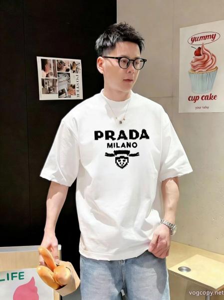 華やかに演出する 2026トレンド 希少お得!偽 ブランドプラダ半袖Tシャツ 0
